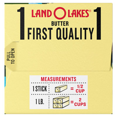 Land O Lakes Salted Butter, 4 count, 1 lb