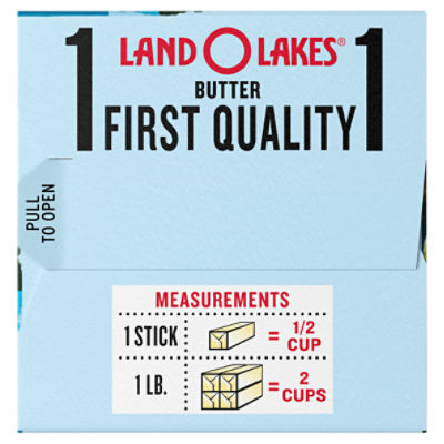 Land O Lakes Unsalted Butter, 4 Butter Sticks, 1 lb Pack