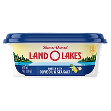Land O Lakes Spreadable Butter , Olive Oil and Sea Salt, 7 Ounce