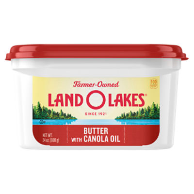 Land O Lakes® Butter with Canola Oil Spread, 24 oz Tub, 24 Ounce