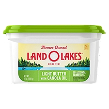 Land O Lakes Light Butter with Canola Oil, Spread, 24 Ounce