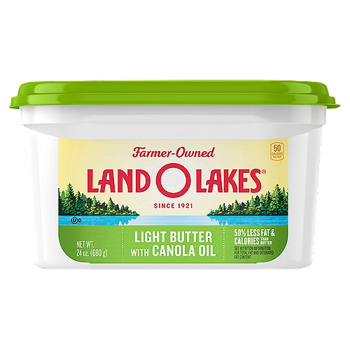 Land O Lakes® Light Butter with Canola Oil Spread, 24 oz Tub