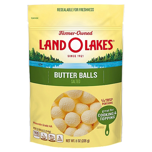Land O Lakes Salted Butter Balls, 8 oz
