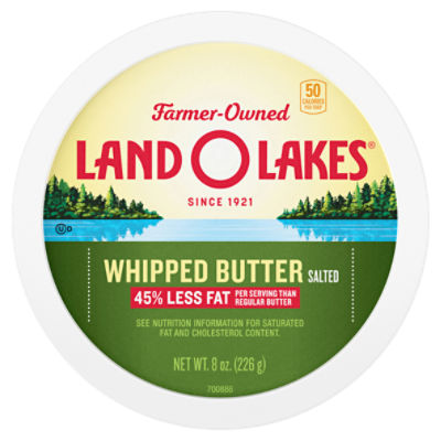 Land O Lakes® Salted Whipped Butter, 8 oz Tub - Fairway