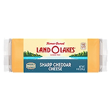 Land O'Lakes Sharp Cheddar Cheese, 8 oz, 8 Ounce