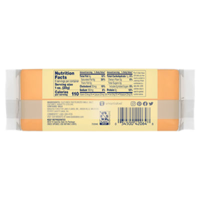 Land O Lakes Sharp Cheddar Cheese, 8 oz