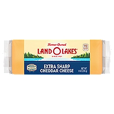 Land O' Lakes Extra Sharp Cheddar Cheese, 8 oz