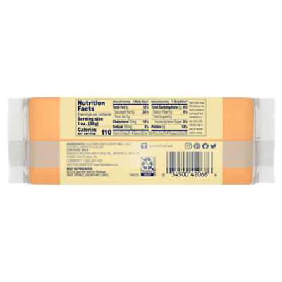Land O Lakes Extra Sharp Cheddar Cheese, 8 oz