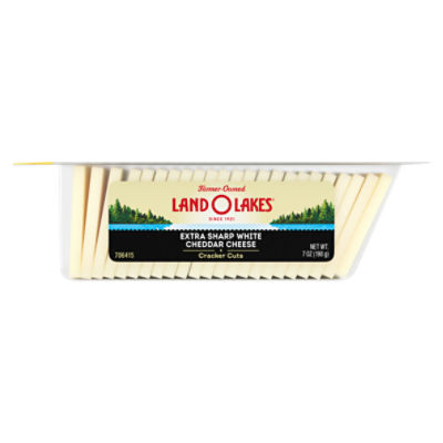 Land O Lakes Cracker Cuts Extra Sharp White Cheddar Cheese, 7 oz