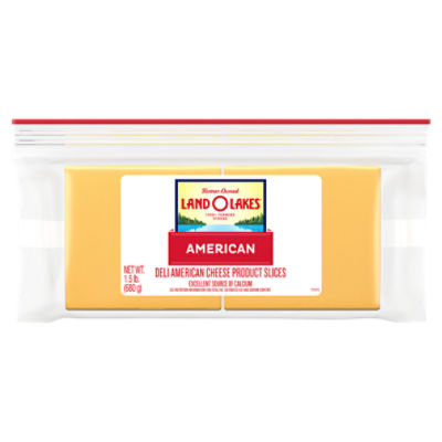 Land O Lakes® Sliced Yellow Deli American Cheese Product, 1.5 lb