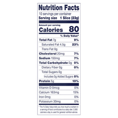 Land O Lakes Muenster Cheese, 10 count, 8 oz
