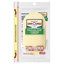 Land O Lakes® Sliced Provolone with Smoke Flavor, Cheese, 8 Ounce