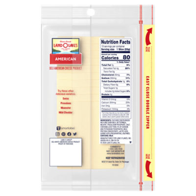 Land O Lakes Deli American Cheese Product, 10 count, 8 oz