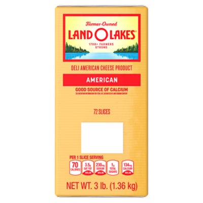 Land O Lakes® Sliced Yellow Deli American Cheese Product, 3 lb