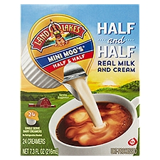 Land O Lakes Mini Moo's Half & Half Dairy Creamer 24 Pack, 7.3 Fluid ounce