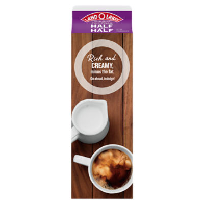 Land O Lakes Rich & Creamy Fat-Free Half and Half, one quart