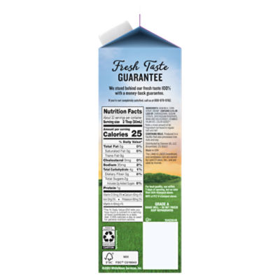 Great Value Fat Free Half and Half, 32 fl oz