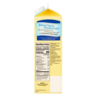 Land O Lakes Lactose Free Half Half Milk Cream