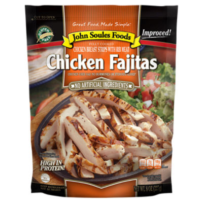 John Soules Foods Chicken Fajitas, 8 oz, 8 Ounce