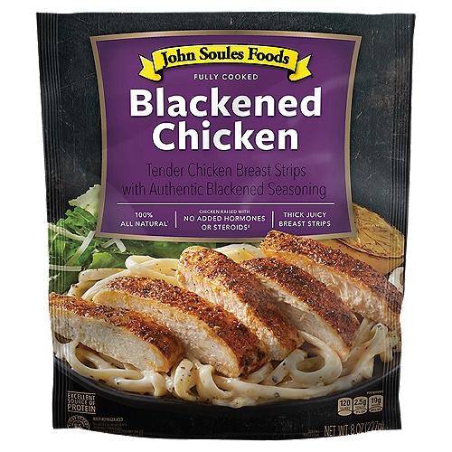 John Soules Foods Blackened Chicken Breast Strips, 8 oz