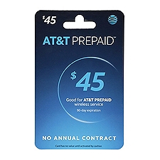 AT&T $45 Gift Card, 1 Each