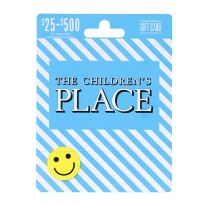 Children's Place $25-$500 Var Gift Card, 1 each