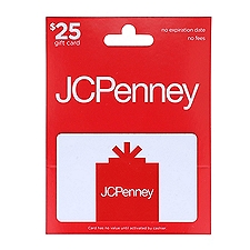 JC Penney $25 Gift Card - Square, 1 each