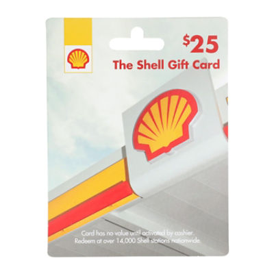 Shell $25 Gift Card, 1 each