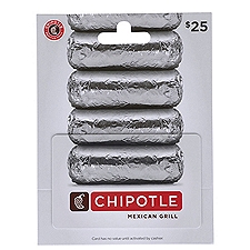 Chipotle Mexican Grill $25 Gift Card, 1 each