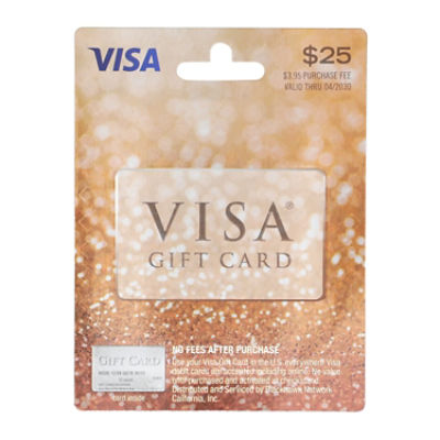 Visa $25 Gift Card, 1 each - Gourmet