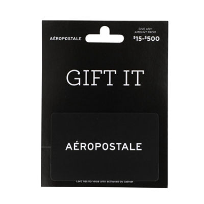 Aeropostale Variable $15-500 Gift Card, 1 each