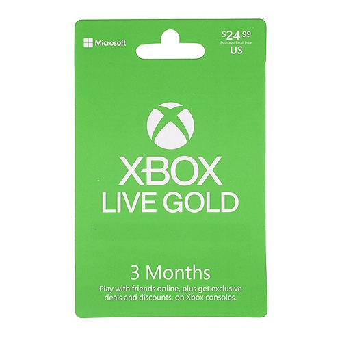 Kloster chance salat XBOX Live Gold Gift Card, 1 each