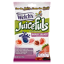 Welch's Juicefuls Berry Blast Juicy Fruit Snacks, 4 oz, 4 Ounce