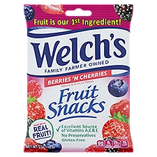 Welch's Berries 'n Cherries Fruit Snacks, 5 oz