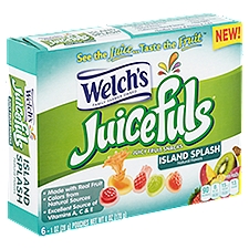 Welch's Juicefuls Island Splash, Juicy Fruit Snacks, 6 Ounce