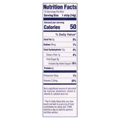 Welch's Berry Medley Absolute Fruitfuls Fruit Strips, 0.5 oz, 10 count