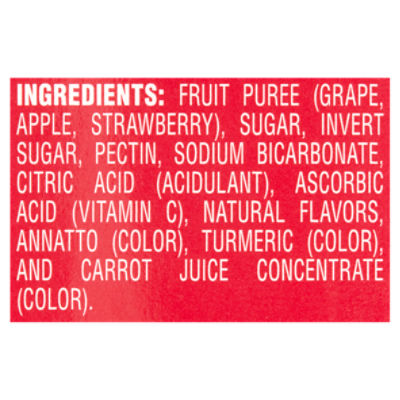 Welch's Strawberry Absolute Fruitfuls Fruit Strips, 0.5 oz, 10 count