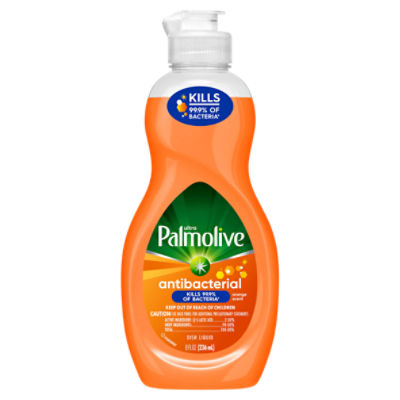 Palmolive Ultra Antibacterial Orange Scent Dishwashing Liquid Dish Soap