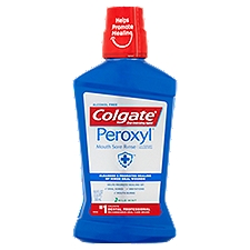 Colgate Peroxyl Mouth Sore Rinse - Mild Mint, 16.9 Fluid ounce