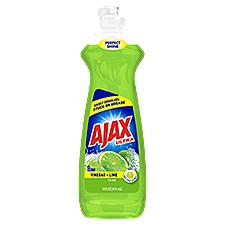 Ajax Ultra Vinegar + Lime Dish Liquid, 14 fl oz