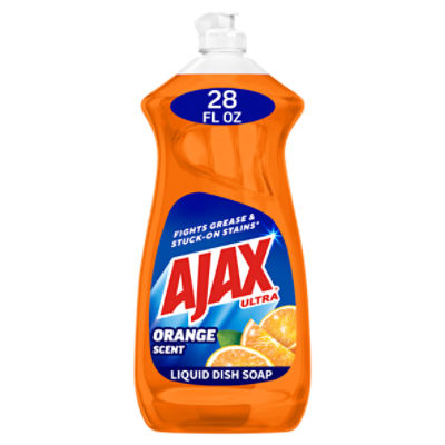Ajax Ultra Orange Scent Triple Action Dish Liquid, 28 fl oz