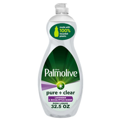 Palmolive Ultra Pure + Clear Lavender & Eucalyptus Scent Dish Liquid, 32.5 fl oz