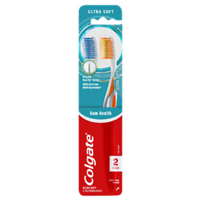 Colgate Gum Health Toothbrush, Ultra Soft - 2 Count