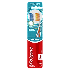 Colgate Gum Health Toothbrush, Ultra Soft - 2 Count, 2 Each