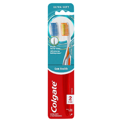 Colgate Gum Health Toothbrush, Ultra Soft - 2 Count
