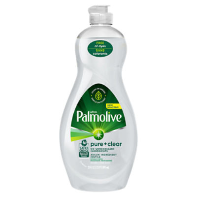 Palmolive Ultra Dishwashing Liquid Dish Soap, Pure + Clear Spring Fresh Scent - 20 Fluid Ounce