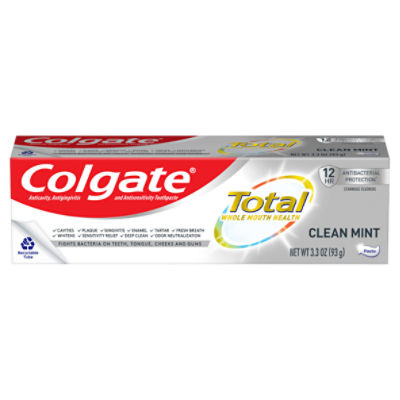 Colgate Total Clean Mint Paste Toothpaste, 3.3 oz