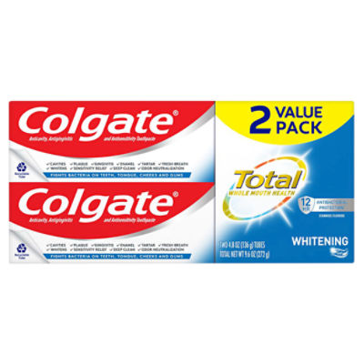 Colgate Total Whitening Gel, Toothpaste