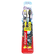 Colgate Kids Extra Soft with Suction Cup Batman, Toothbrush, 2 Each