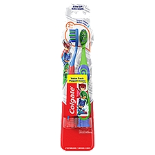 Colgate Extra Soft Toothbrushes Value Pack, 2+ Years, 2 count